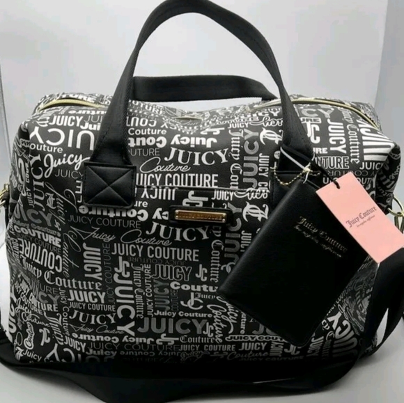 NWT Wordplay Limited Weekender Overnighter Travel Satchel Juicy Couture Duffle - Picture 11 of 14